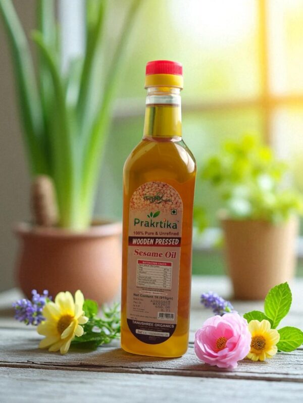 Prakrtika Wooden Pressed Sesame Oil - Image 5