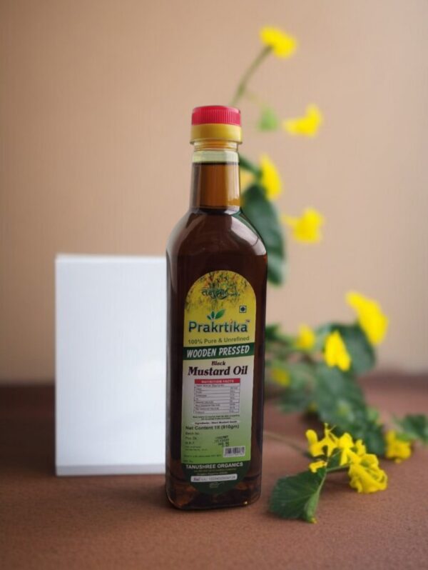 Prakrtika Wooden Pressed Black Mustard Oil - Image 2
