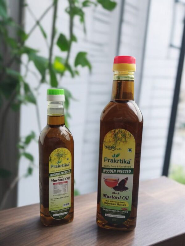 Prakrtika Wooden Pressed Black Mustard Oil - Image 3